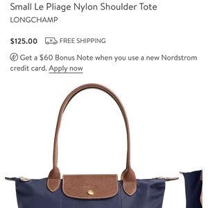 Navy Blue Longchamp small bag